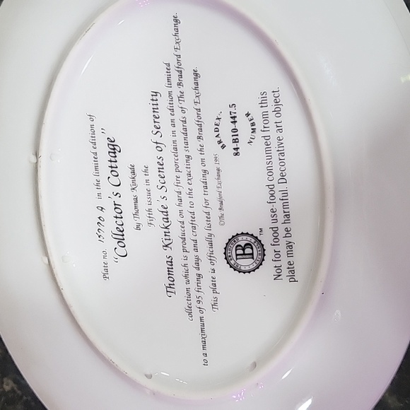 Set of 4 Thomas Kinkade's COLLECTOR'S Plates Bradford Exchange - Picture 8 of 9
